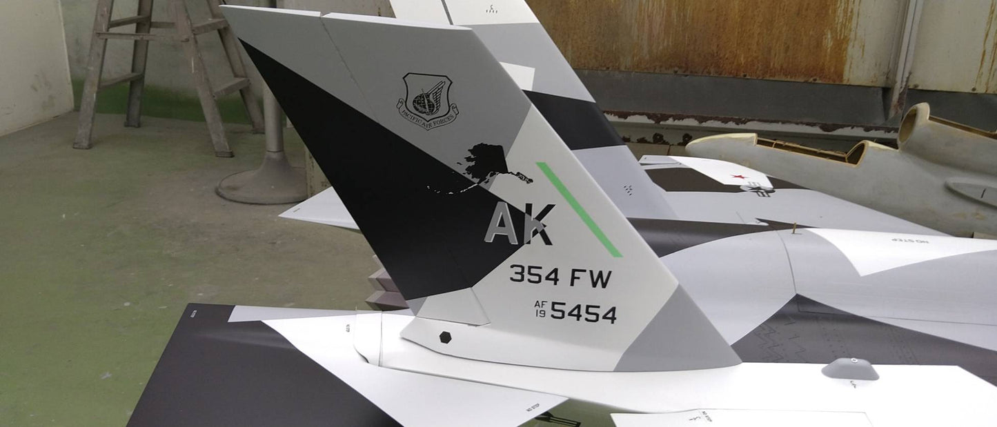 F-35A 1:8 Scale Combo Kit - Arctic Alaska Aggressor scheme